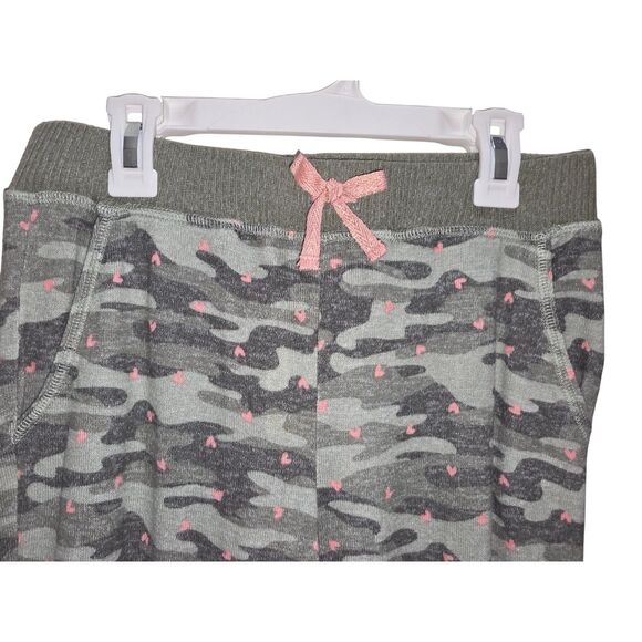 Girls Camo Jogger Pants Size M by Epic Threads – Green Camouflage with Pink Bow - Picture 7 of 9